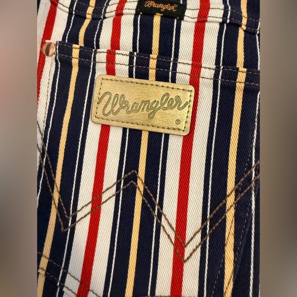 Wrangler x Lainey Wilson Striped Flare Jeans 28x32 - Picture 13 of 16